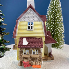 Christmas Village Van Tassel Manor by Department 56. Enchanted New England Village Series. Illuminated Holiday House or Retail Decor.