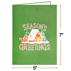 Gingerbread Town Pop Up Card