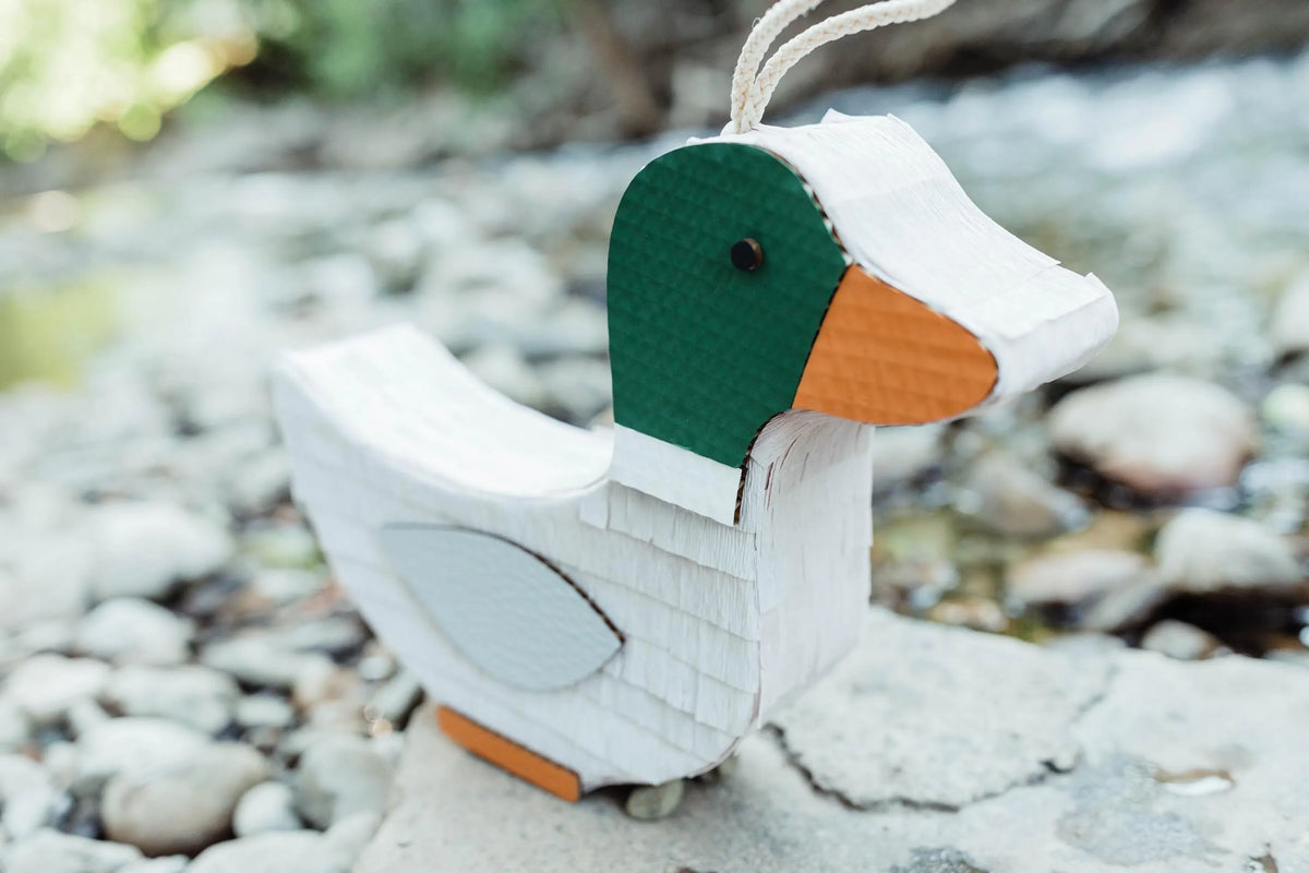 🦆 Farm Friends Duck Piñata – Handmade Barnyard Party Decoration & Candy Holder