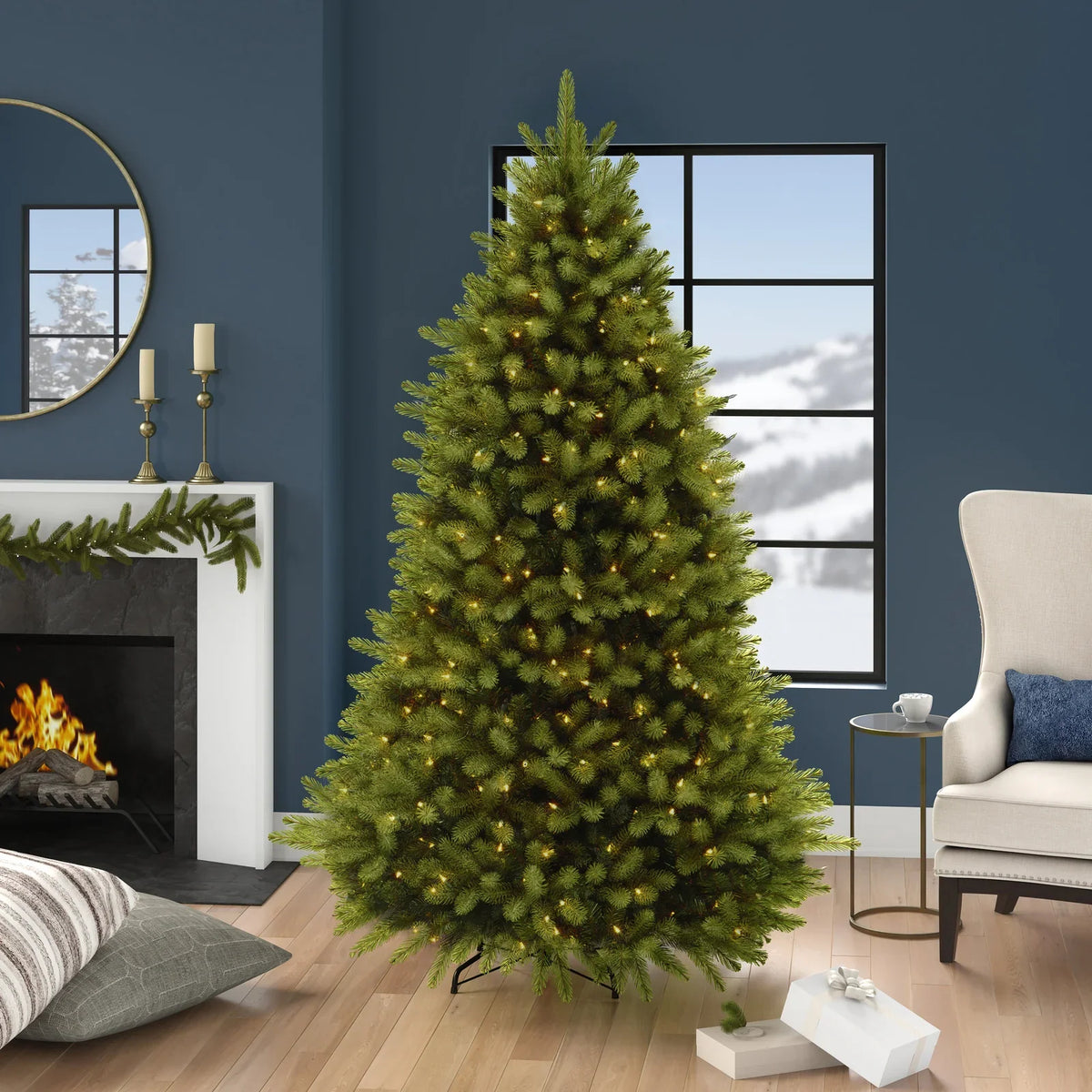 Downswept Douglas Artificial Christmas Tree