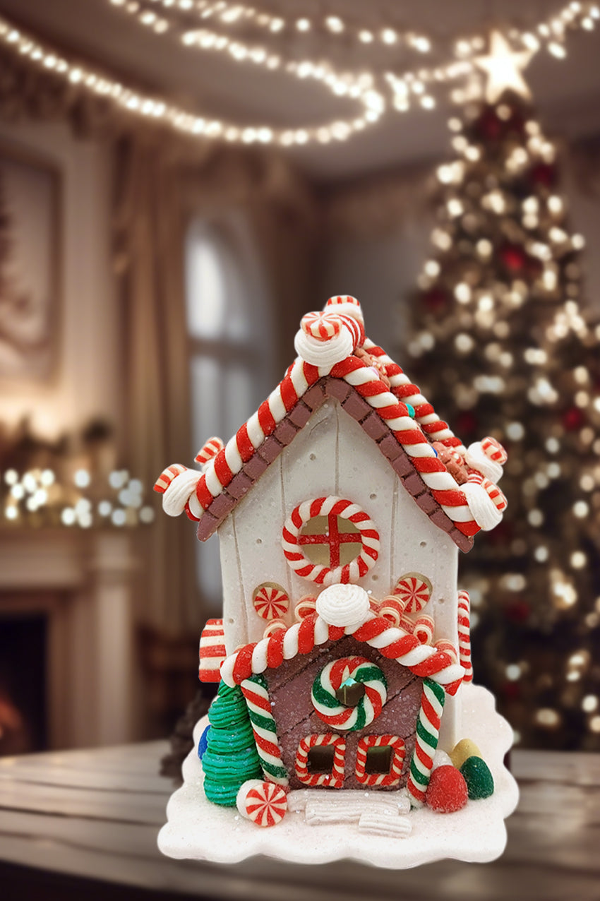 Christmas Gingerbread House. Wizardi Festive Decoration F07-N2-20-HA020C