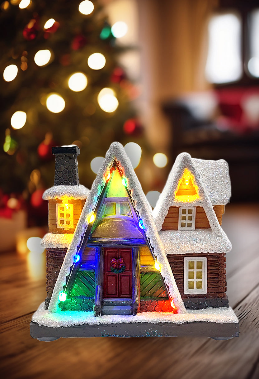 Snowy Holiday House - Christmas Village Collection