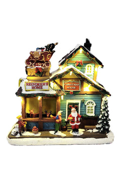 Santa's House. Christmas Village