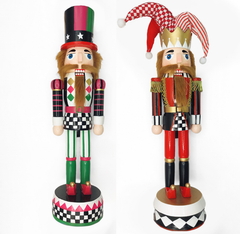 Jester Christmas Wooden Nutcracker 15 in by Wizardi F07M14-37-N01833B