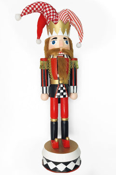 Jester Christmas Wooden Nutcracker 15 in by Wizardi F07M14-37-N01833B