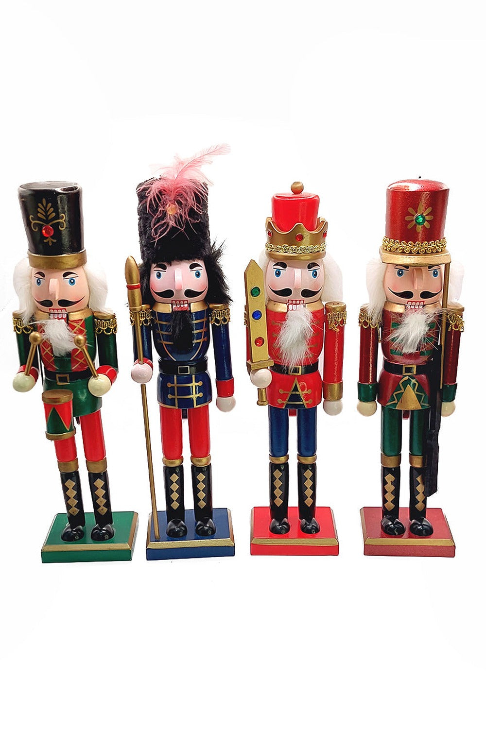 Jeweled Sword King Christmas Wooden Nutcracker 12 in by Wizardi F07M14-40-N01012A
