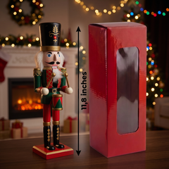 Jeweled Top Hat Drummer Christmas Wooden Nutcracker 12 in by Wizardi F07M14-40-N01012D