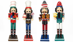 Cocoa and Gingerbread Baker Christmas Wooden Nutcracker 15 in by Wizardi F07M14-41-N01058C