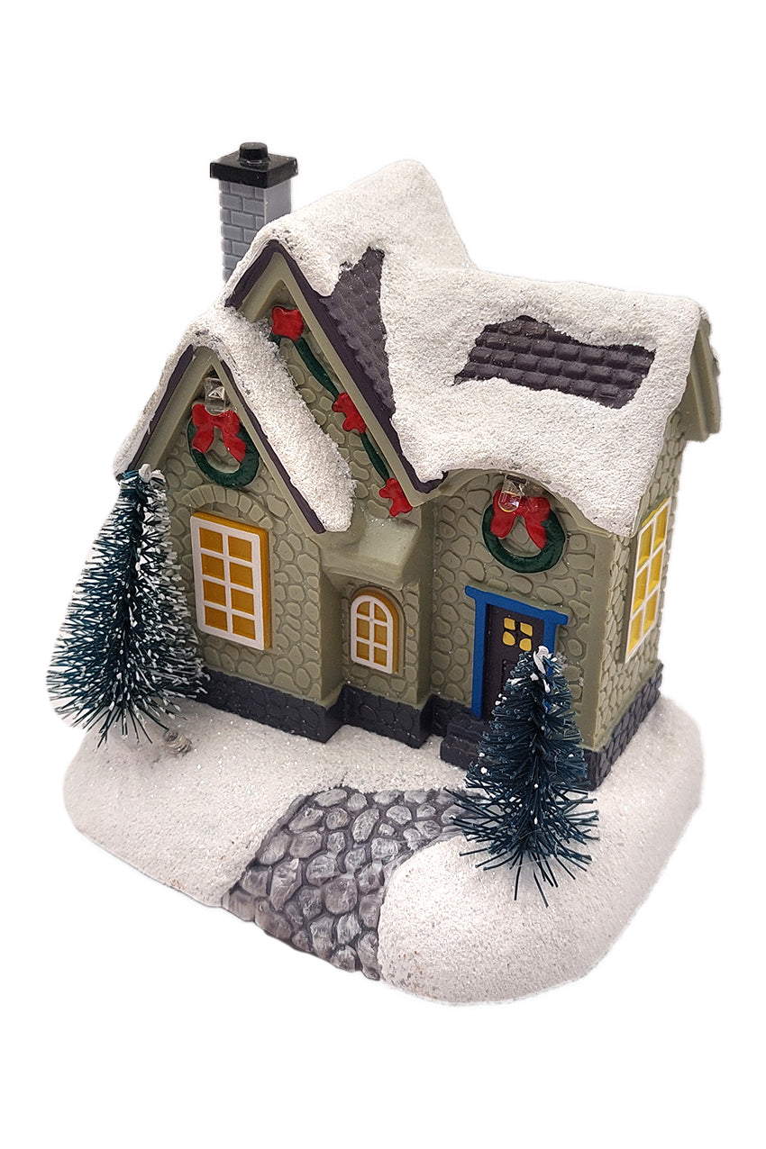 Christmas Village House F07M4-38-W221C