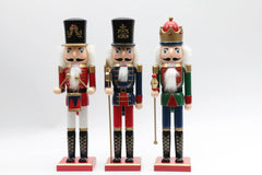 Navy Coat Halberd Guard Christmas Wooden Nutcracker 15 in by Wizardi F07M6-11 Blue