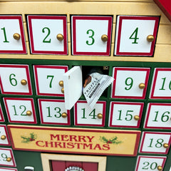 Christmas Cottage Wooden Advent Calendar Wizardi F07M6-17