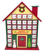 Christmas Cottage Wooden Advent Calendar Wizardi F07M6-17