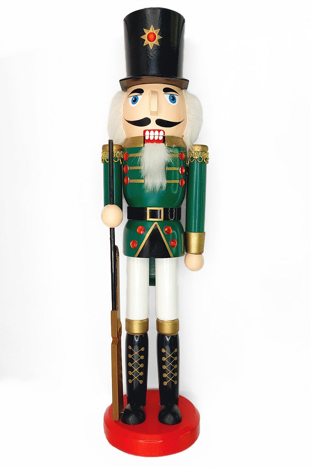 Imperial Guard with Rifle Christmas Wooden Nutcracker 15 in by Wizardi F07M6-3D