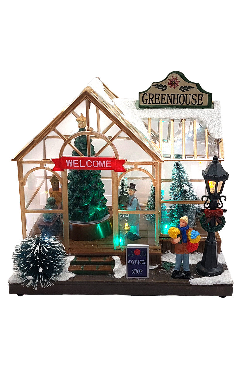 Greenhouse - Christmas Village Collection by Wizardi F07N5-10