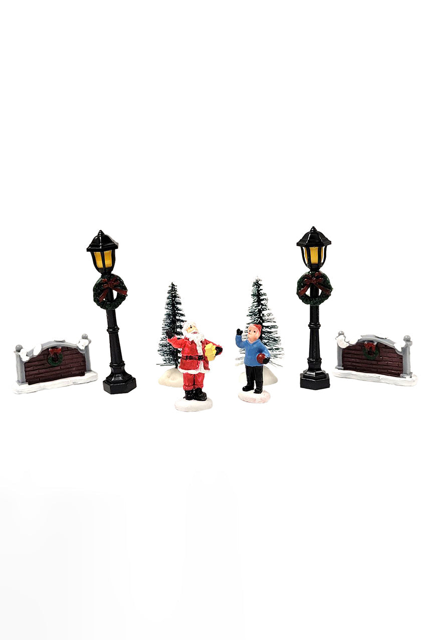Christmas Village Set - Santa Street by Wizardi F07N5-1C
