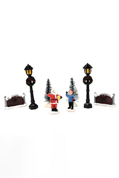 Christmas Village Set - Santa Street by Wizardi F07N5-1C