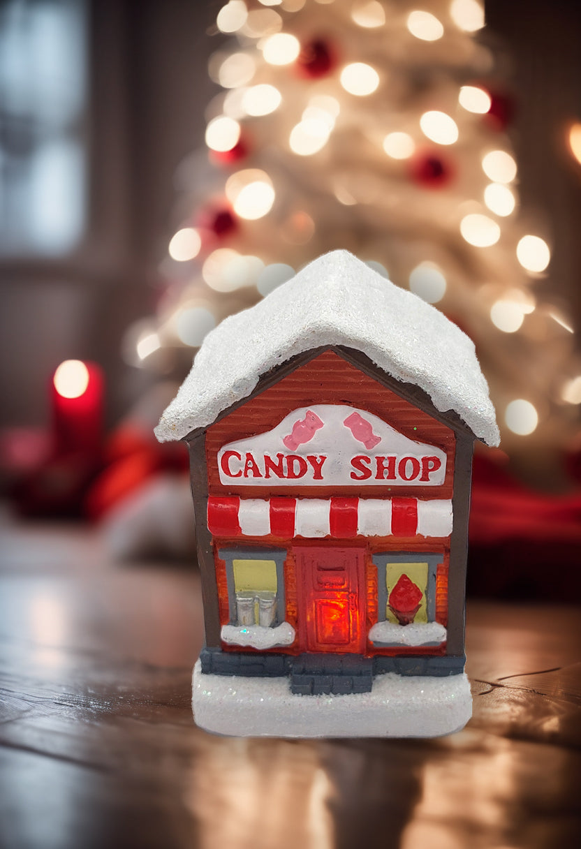 Candy Shop  - Christmas Village Collection by Wizardi F07N5-2A Candy shop