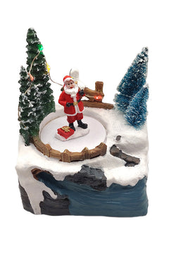 Santa Claus Scene - Christmas Village Collection by Wizardi F07N5-6A
