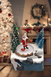 Santa Claus Scene - Christmas Village Collection by Wizardi F07N5-6A