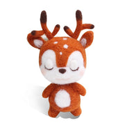 Sleepy Spotted Deer Needle Felting Kit by Wizardi F07N8-W2
