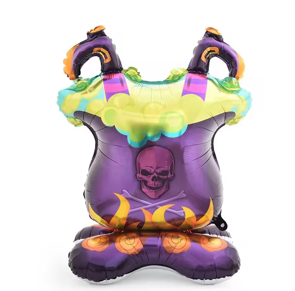 Halloween Cauldron Standing Foil Balloon Decoration