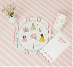 Princess Dessert Plates  8" (Set of 8)
