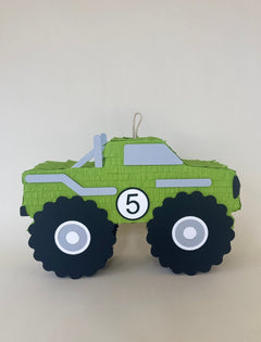 🛻 Monster Truck Piñata – Handmade Monster Truck Party Decoration & Candy Holder