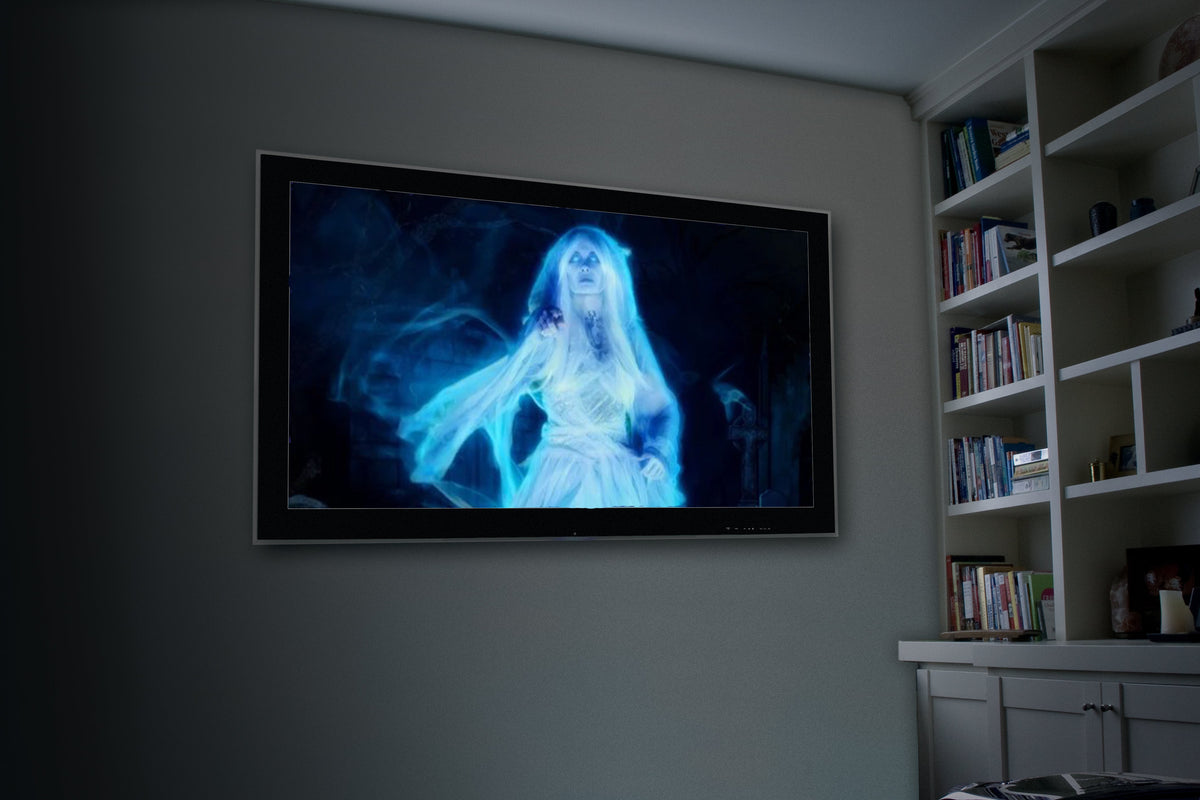 AtmosFX® Ghostly Jump Scares Halloween Digital Decoration on USB Includes 8 Atmosfx Video Effects for Hallloween