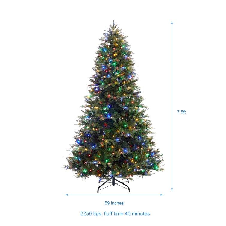 Green Spruce Artificial Christmas Tree with LEDs