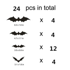 3D Bat Wall Stickers