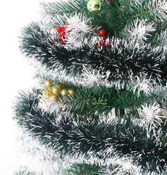 2 m Christmas Garland with Bow & Ball Designs