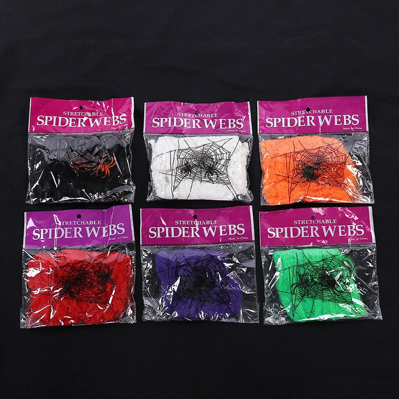 Artificial Spiderweb Halloween Decoration