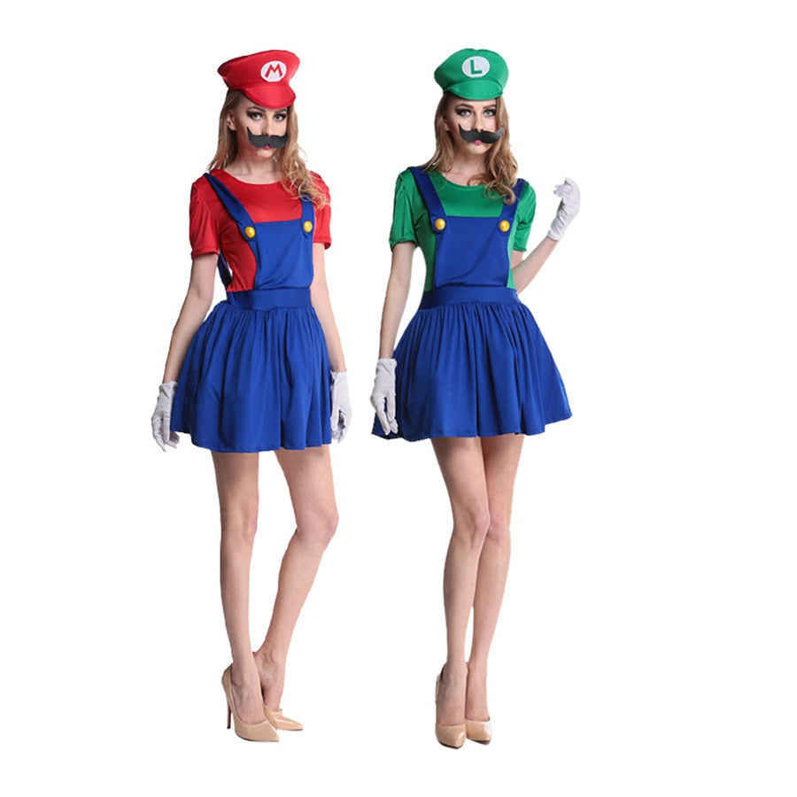Super Mario and Luigi Costume Options
