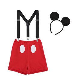Baby Character Costume Set with Romper and Headgear