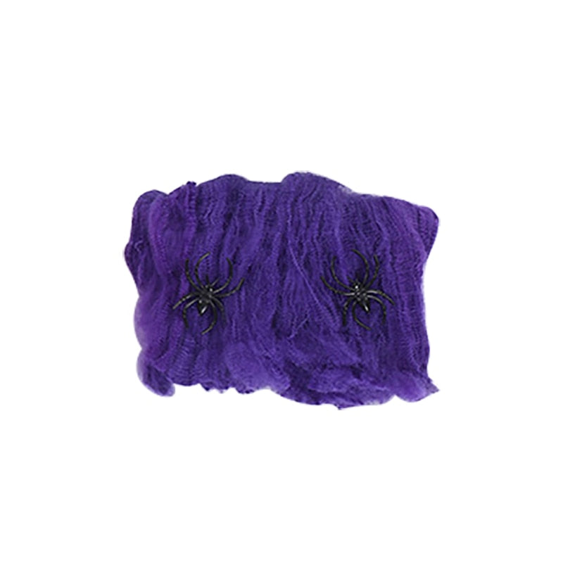 Artificial Spiderweb Halloween Decoration