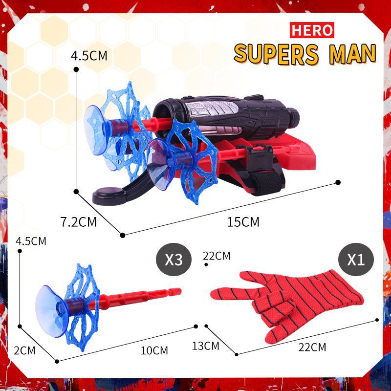 Kids Superhero Dart Launcher and Glove Options