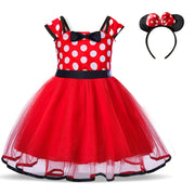 Girls Minnie Mouse Costume Dress