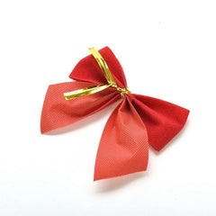 12-Piece Red Bow Christmas Ornament Set