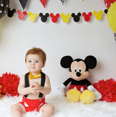Baby Character Costume Set with Romper and Headgear