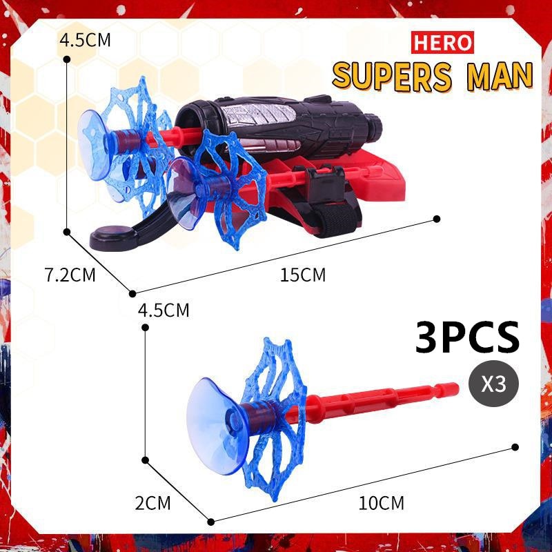 Kids Superhero Dart Launcher and Glove Options