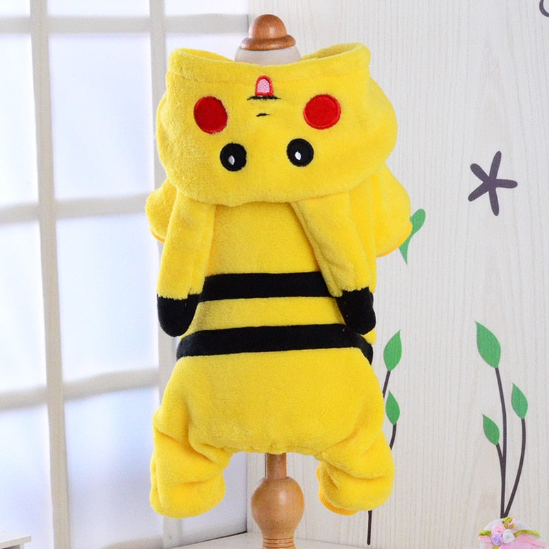 Pokemon-Inspired Dog Costume
