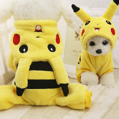 Pokemon-Inspired Dog Costume