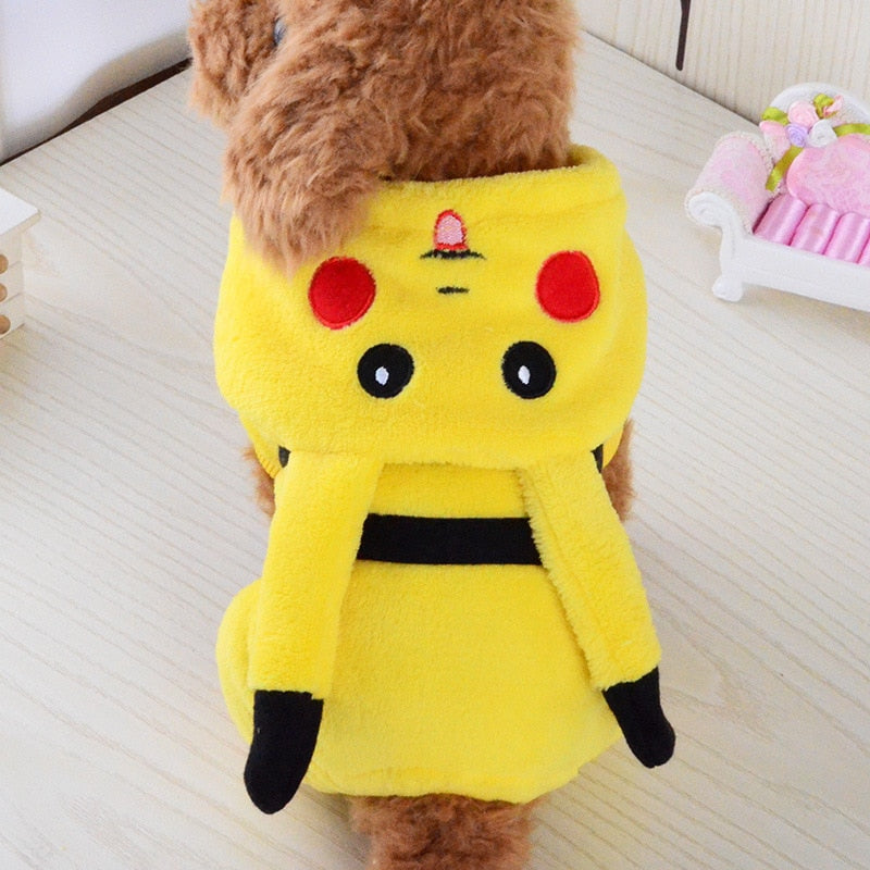 Pokemon-Inspired Dog Costume