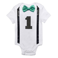 Baby Clothing Bow Body Rompers Clothing Newborn Baby Clothes Jumpsuit for Baby Boys and Girls  For Birthday Party