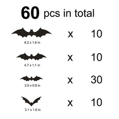 3D Bat Wall Stickers