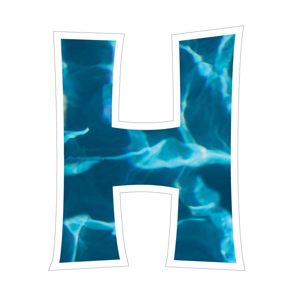 Pool Party Blue 22.75" KG The Last Time Happy Birthday Yard Greeting 13 pc set