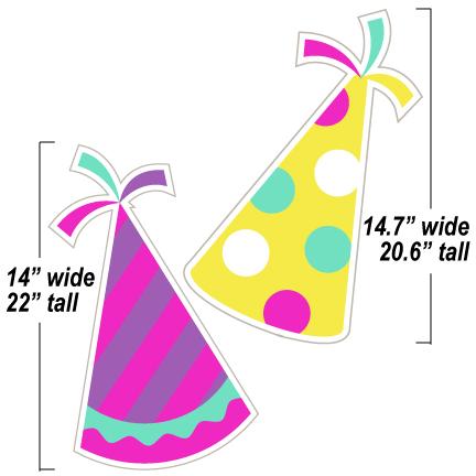 Custom Pink Happy Birthday Deluxe Yard Card Letters Package