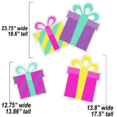 Custom Pink Happy Birthday Deluxe Yard Card Letters Package