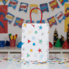 Happy Colors Superhero Party Bags (Set of 8)