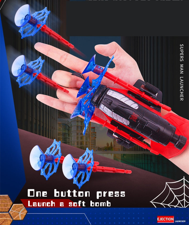 Kids Superhero Dart Launcher and Glove Options
